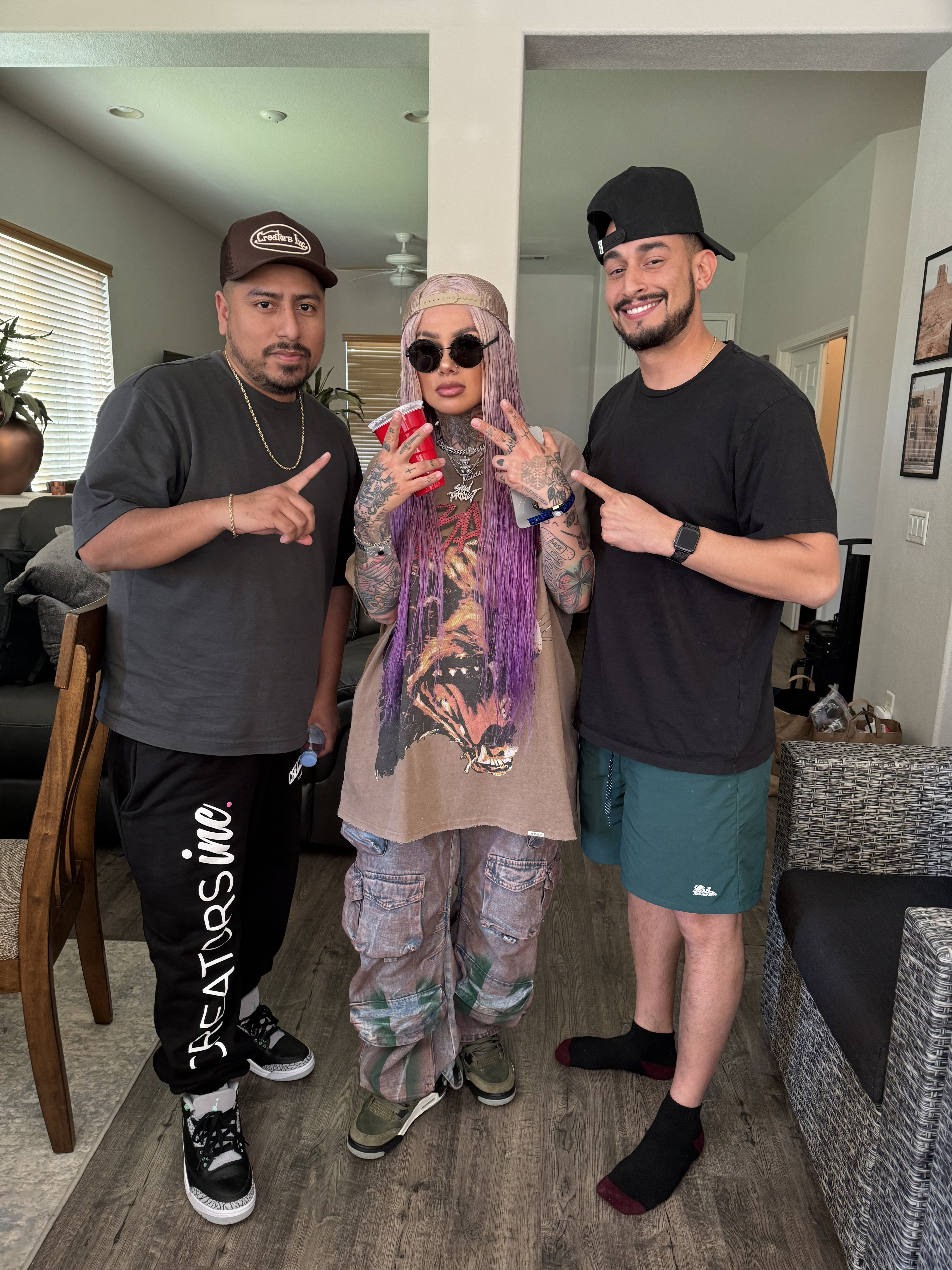 Studio session with Snow Tha Product