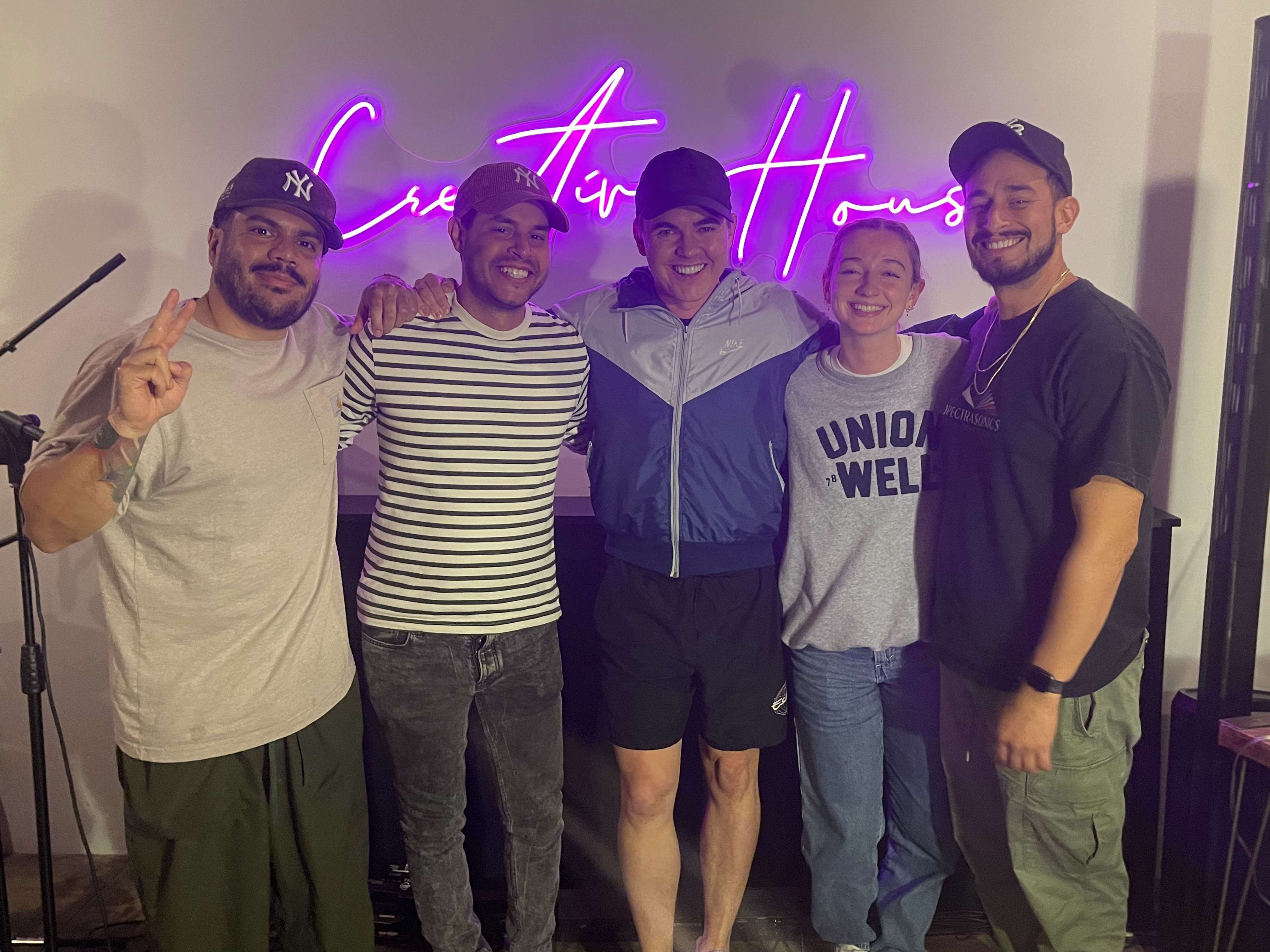 Studio session with Jesse McCartney